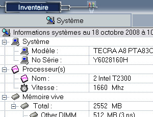 Inventaire Rapide